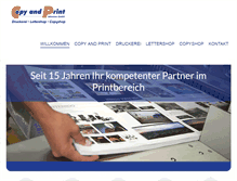 Tablet Screenshot of copy-and-print24.de